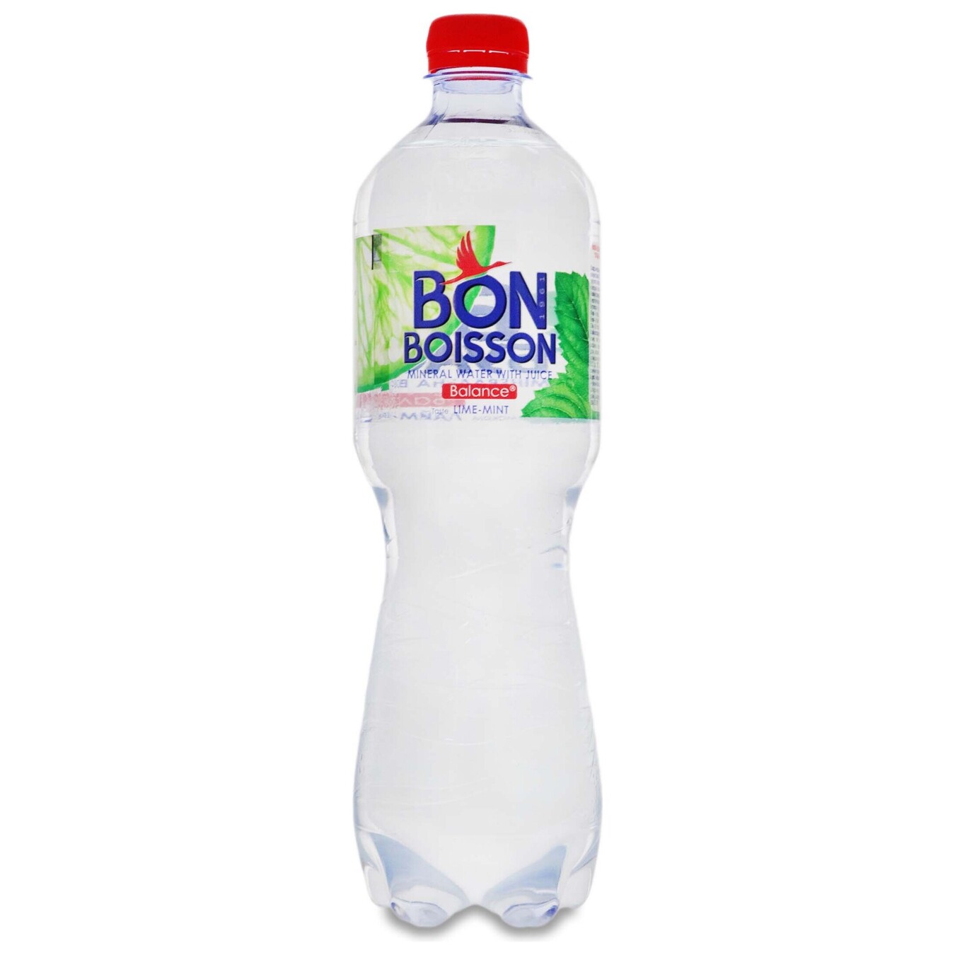 Bon Boisson mineral water strongly carbonated lime and mint 0.75 l
