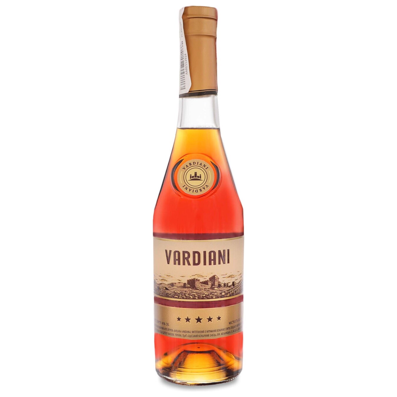 Vardiani Cognac 5* 40% 0.5 l
