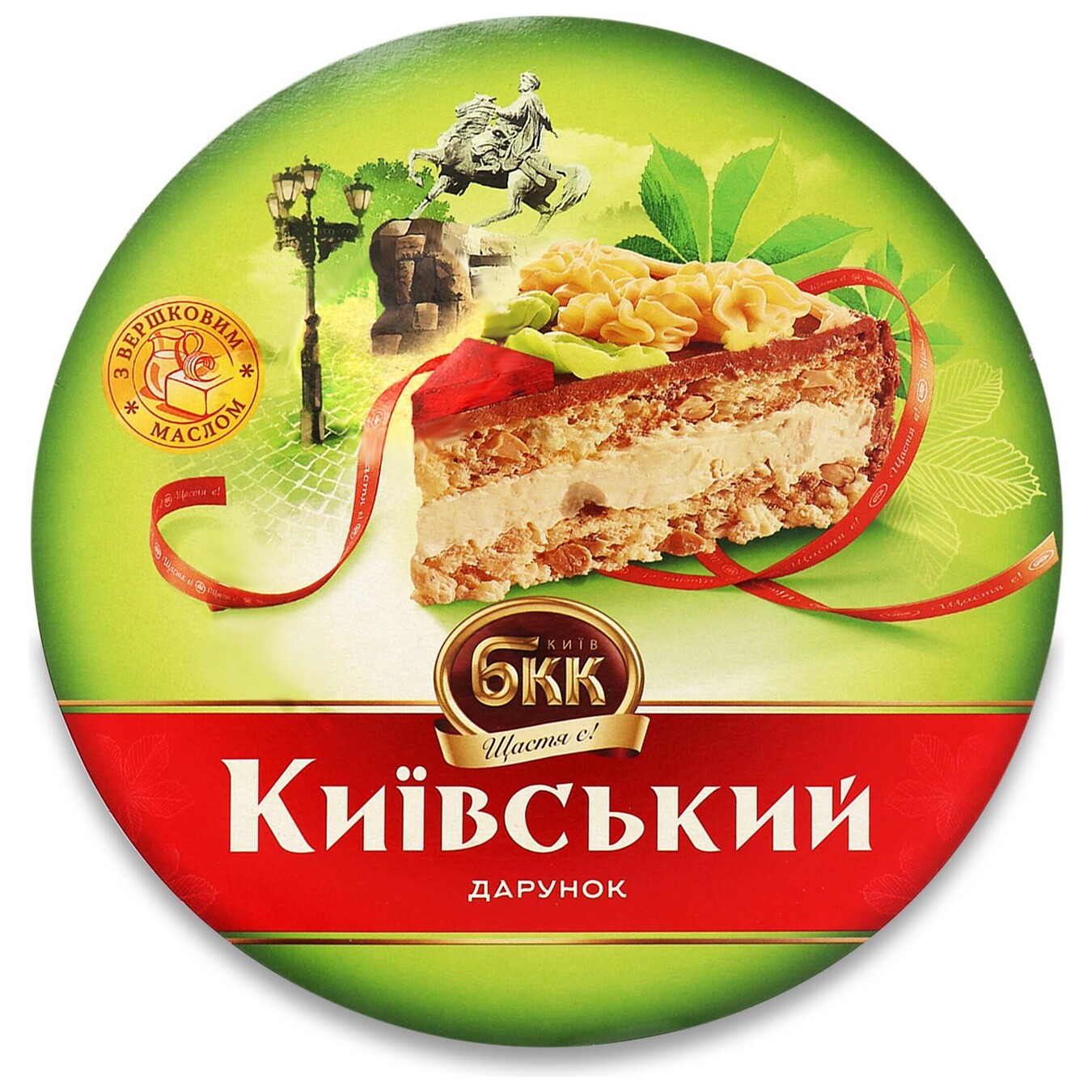 Торт БКК Київський дарунок з арахісом 450г