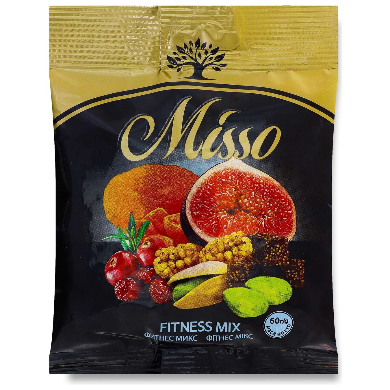Assorted dried berries + pistachio Misso fitness 60g