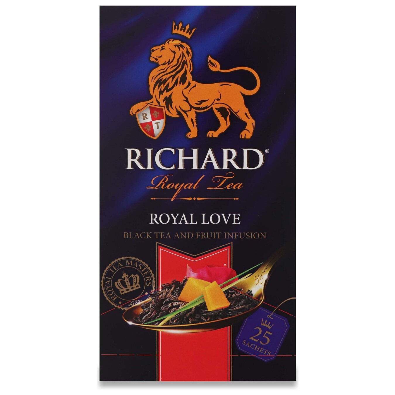 Чай черный Richard Royal Love байховый ароматизированный 25 сашетов