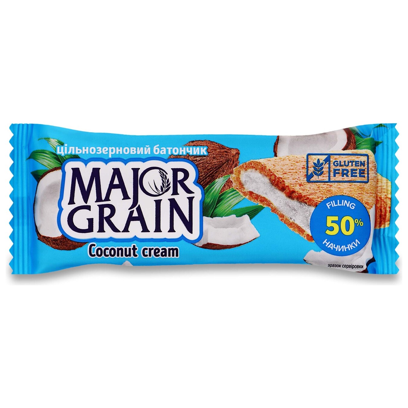 Bar AVK major grain whole grain coconut cream 40g