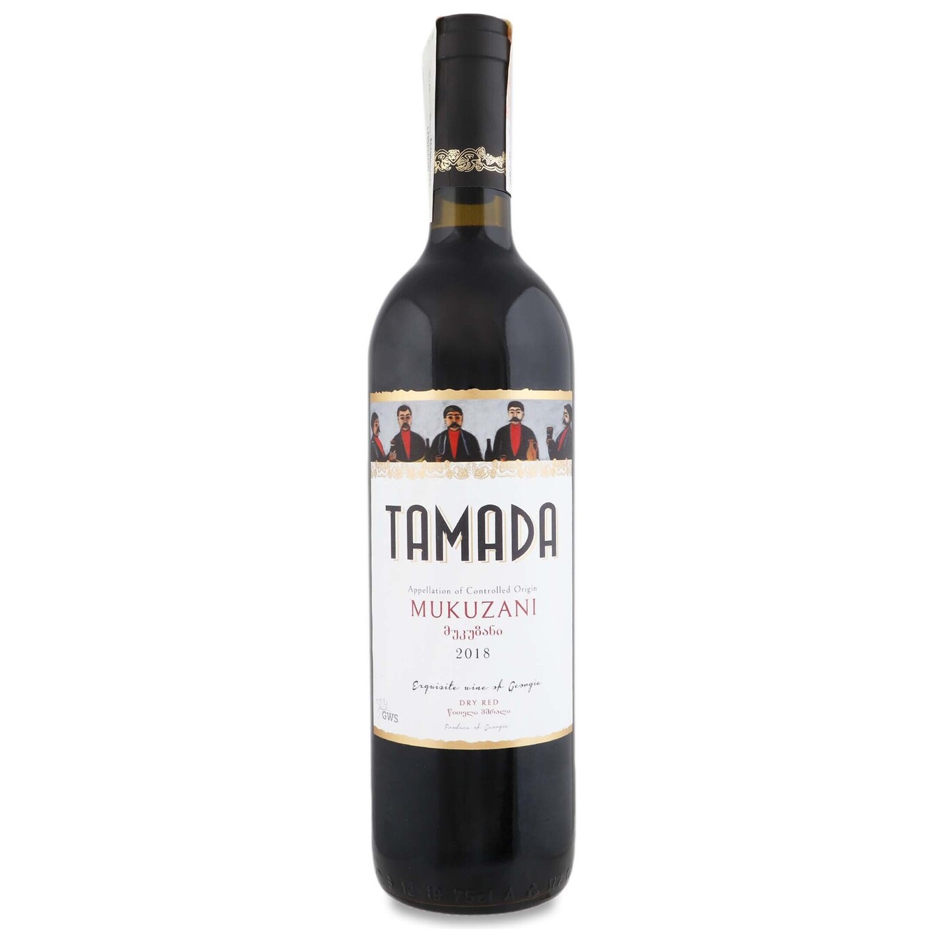 Вино GWS Tamada Мукузани сухое красное 12% 0,75л