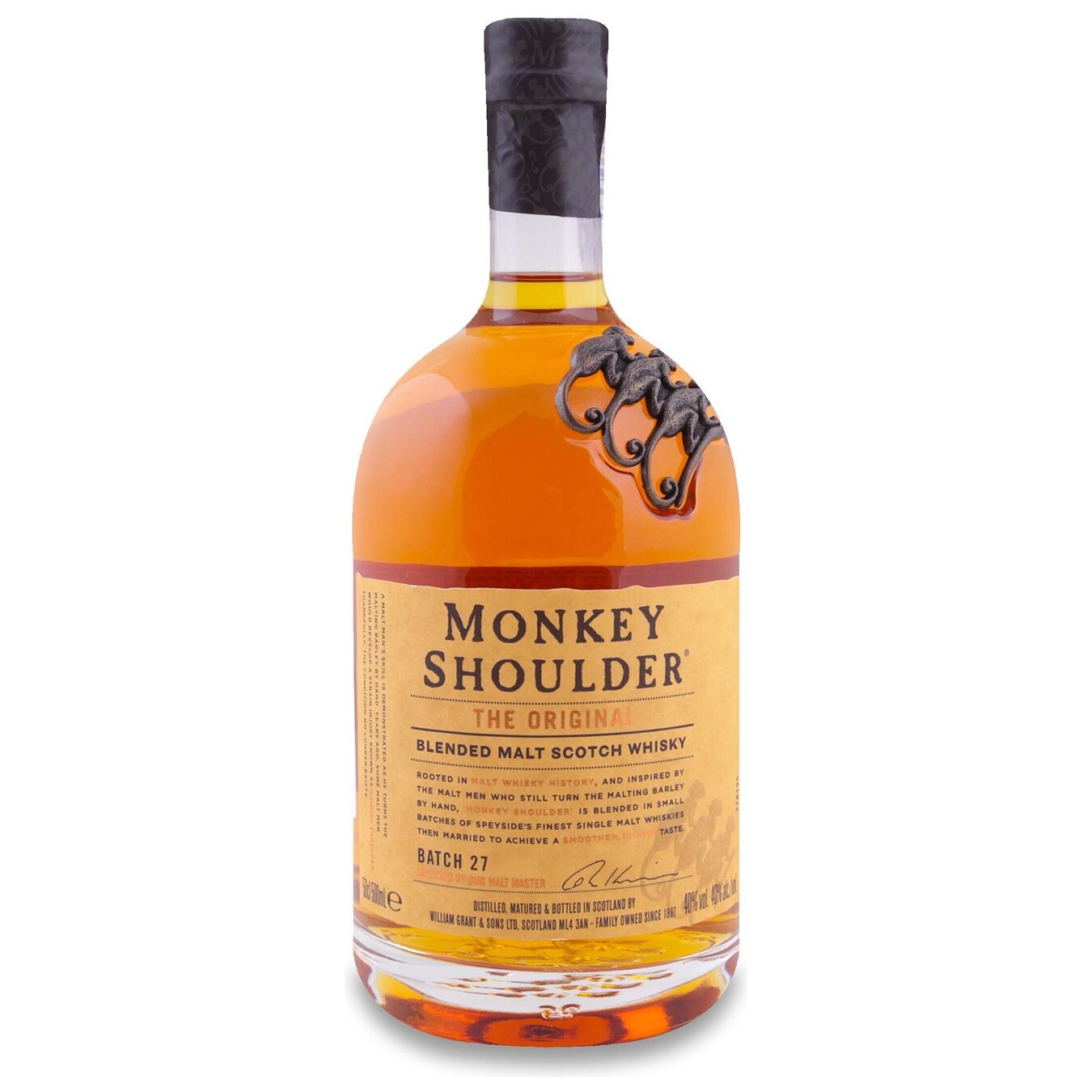 Виски Monkey Shoulder 40% 0,5л