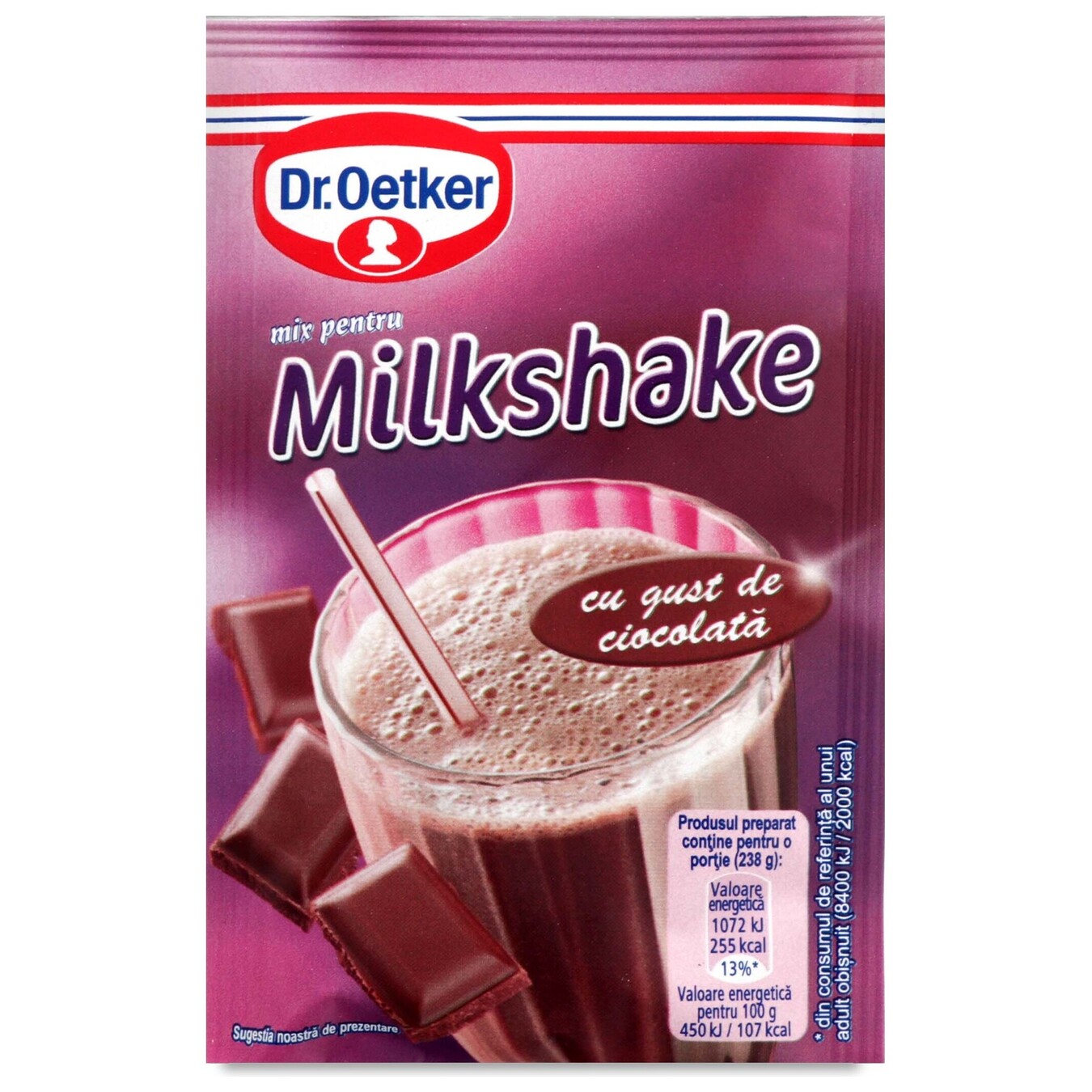 Коктейль молочний Dr.Oetker з шоколадним смаком 32г