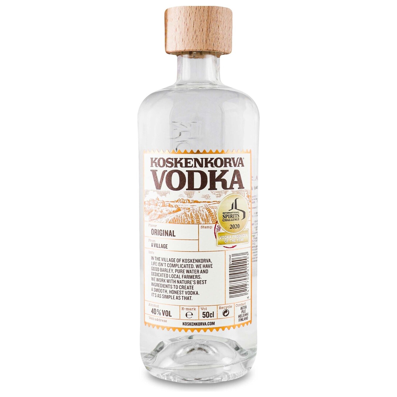 Vodka Koskenkorva 40% 0,5l