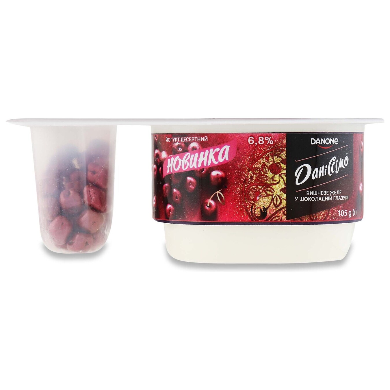 Десерт Данісімо Фантазія желе вишневого смаку в глазурі 6,8% 105г