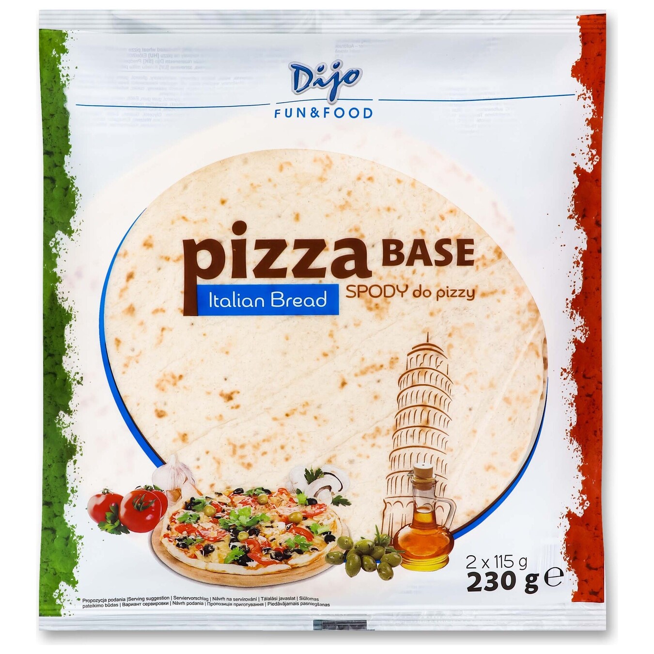 Dijo pizza preparation wheat 230g