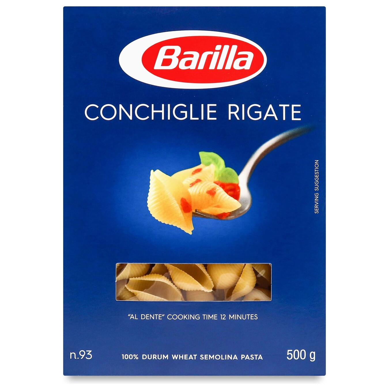 Макароны Barilla Conchiglie Rigate 500г