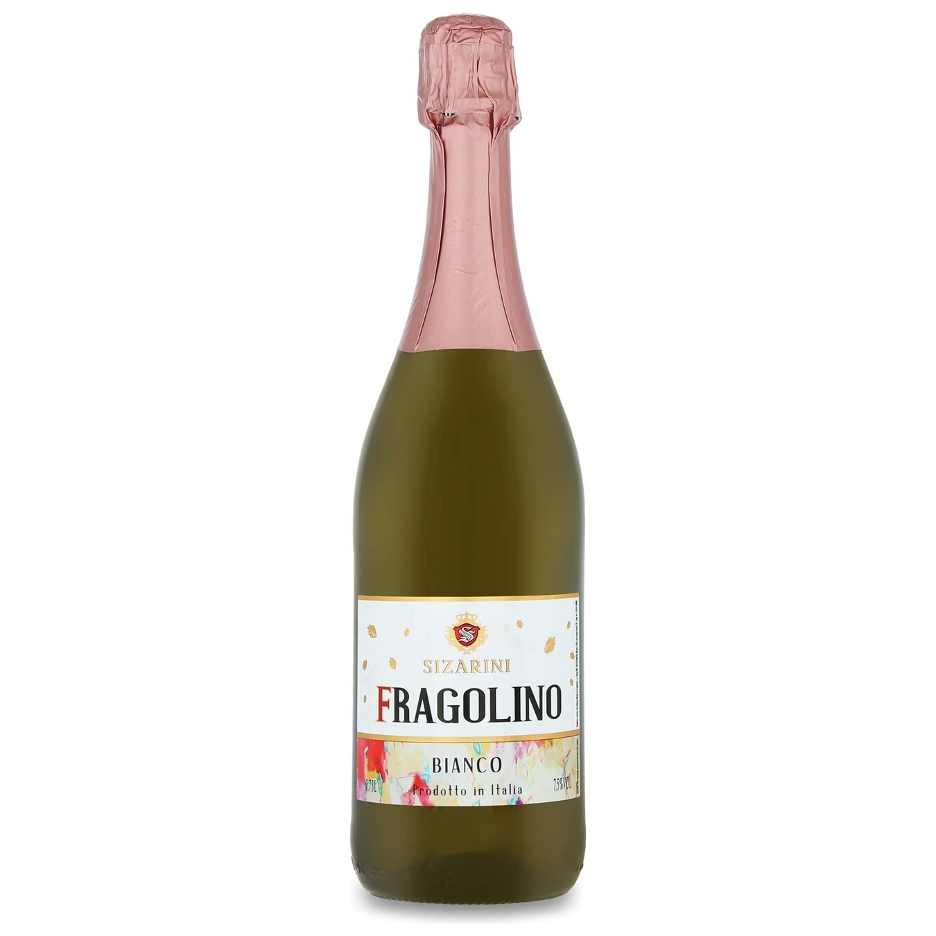 Винний напій ігристий Sizarini Fragolino Bianco Dolce 7,5% 0,75л