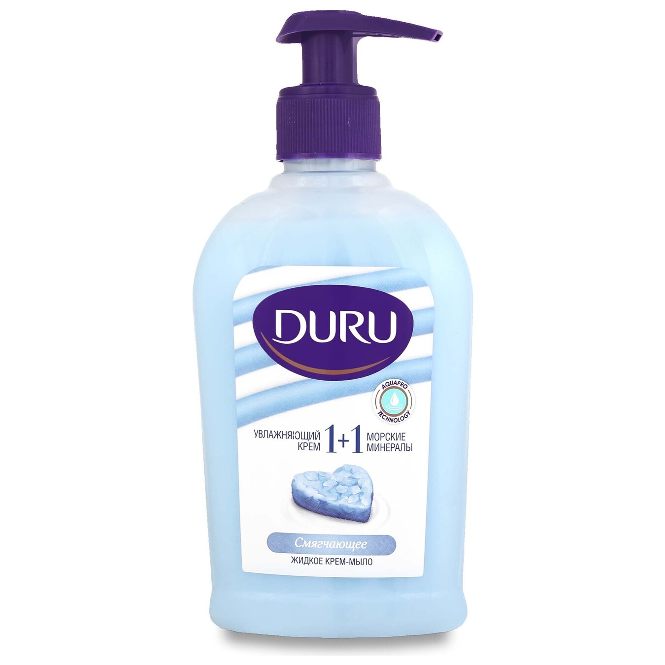 Жидкое мыло Duru 1+1 крем и морские минералы 300мл