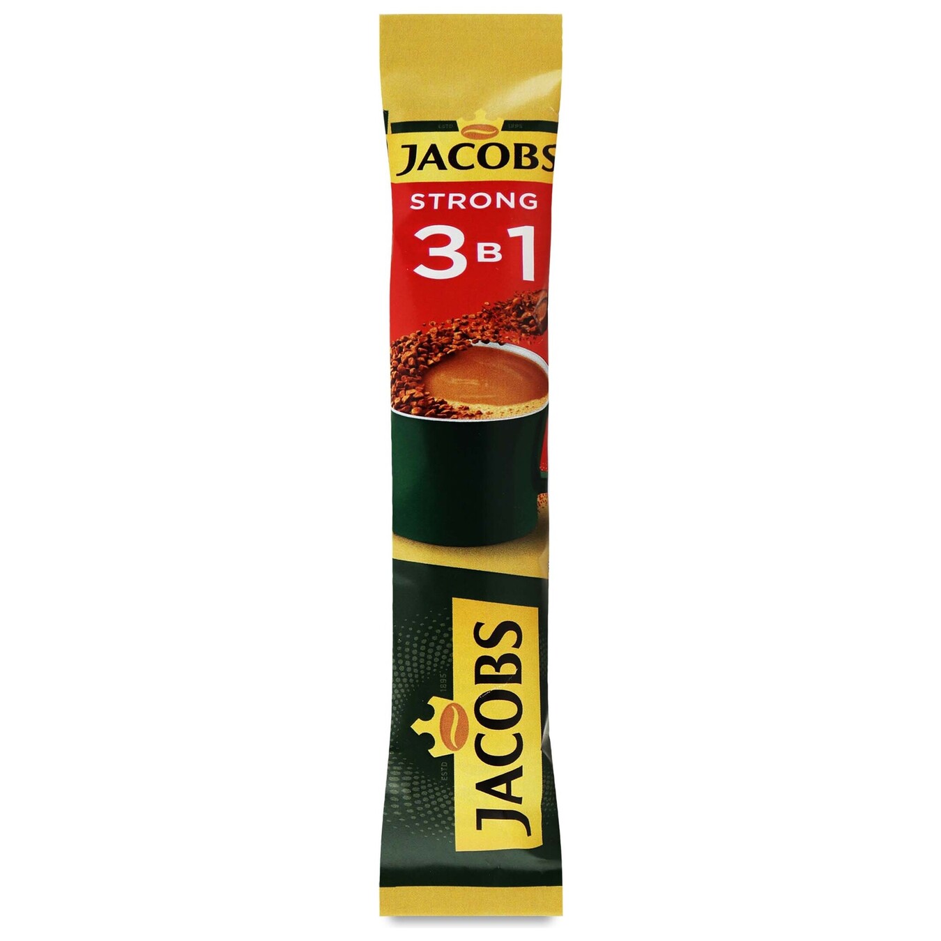 Напиток кофейный Jacobs растворимый 3в1 стронг 24X12,9г