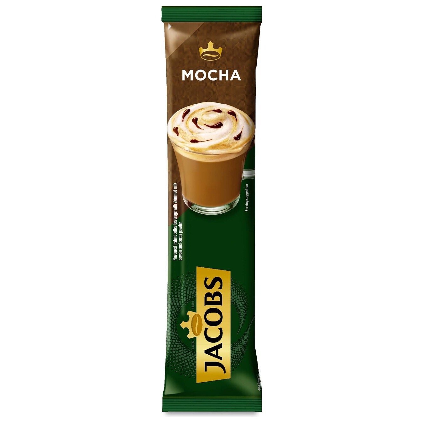 Jacobs soluble coffee drink 3 in 1 mocha from cocoa 19,6g
