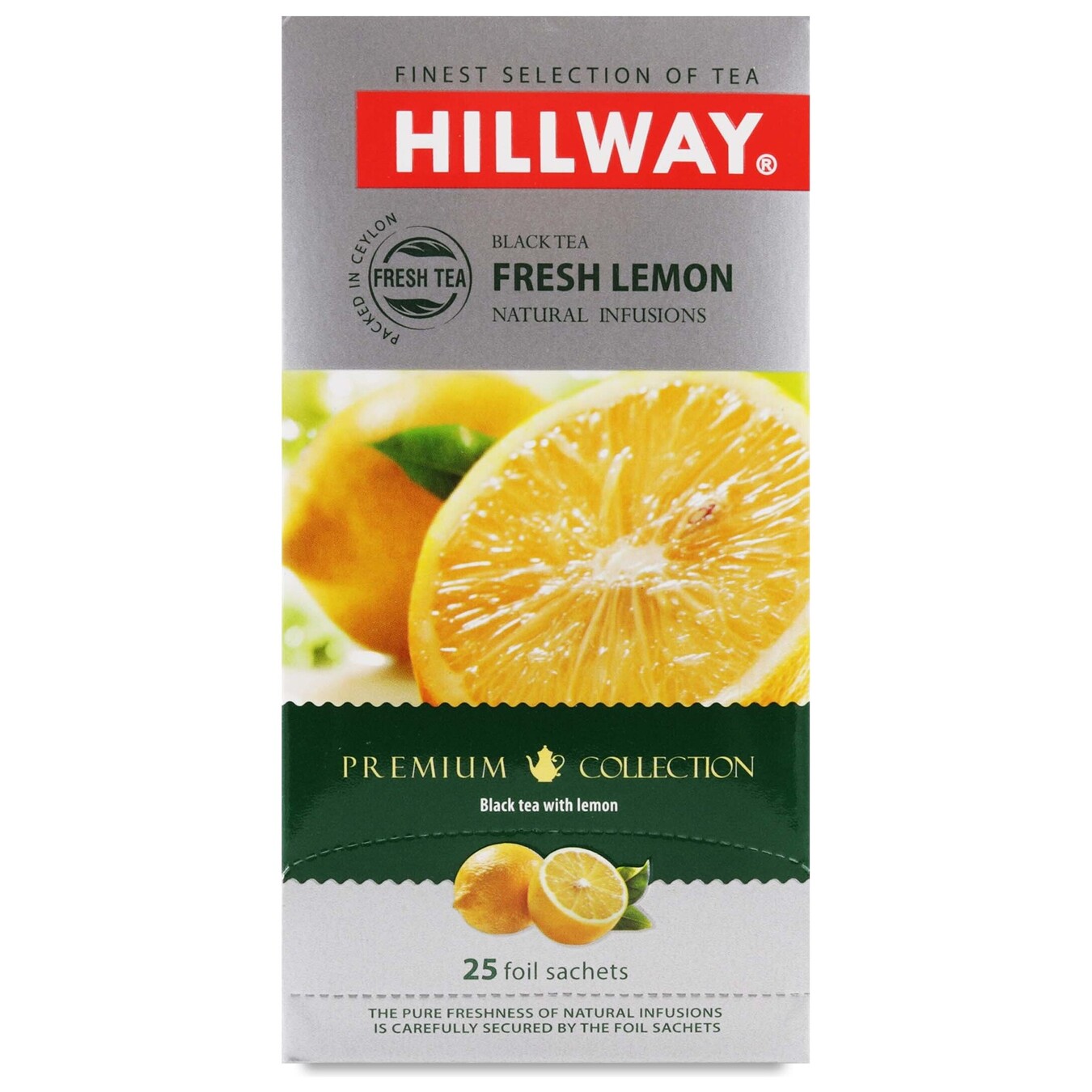 Чай Hillway черный лимоном 25*1,5г