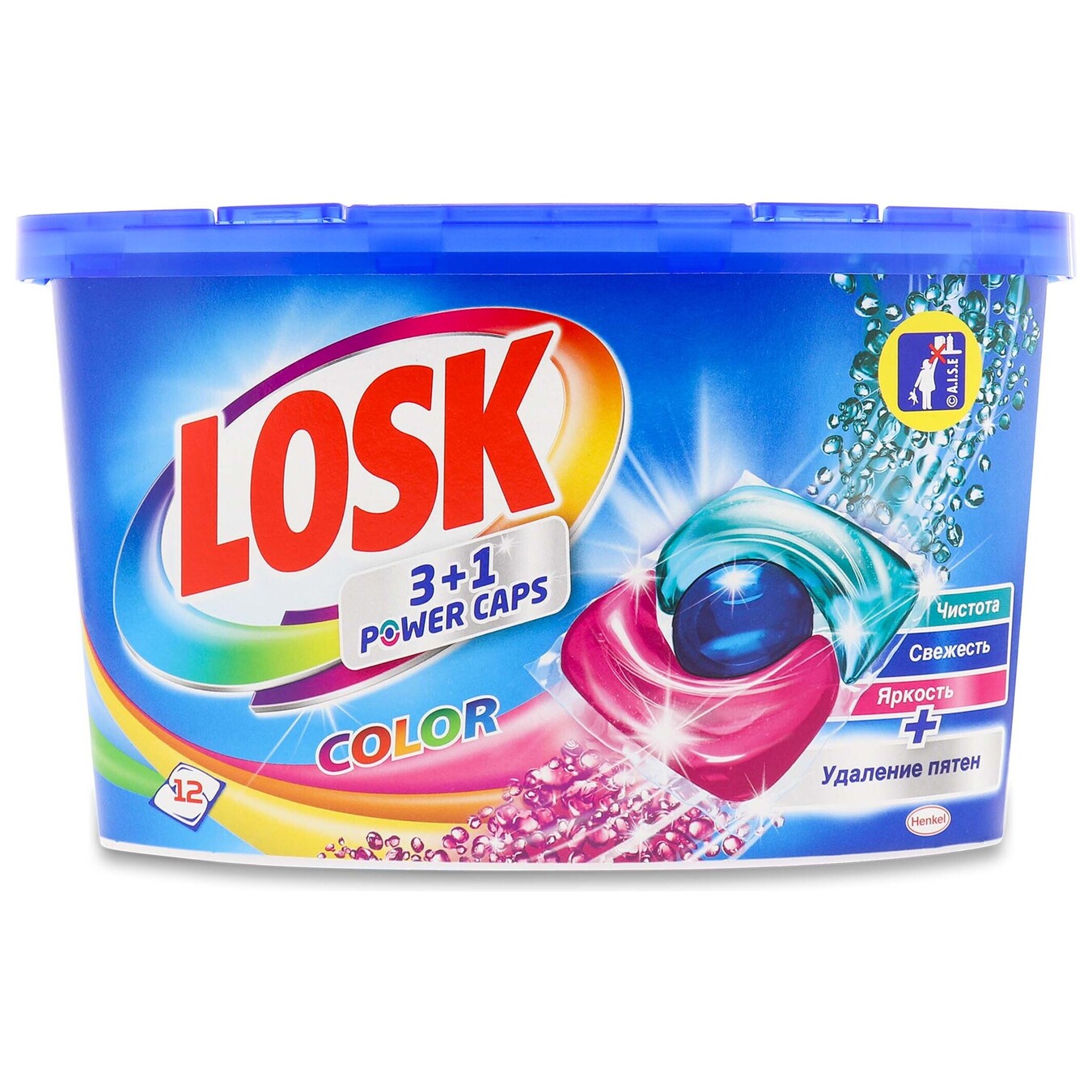 Капсули для прання Losk тріо-колір 12шт
