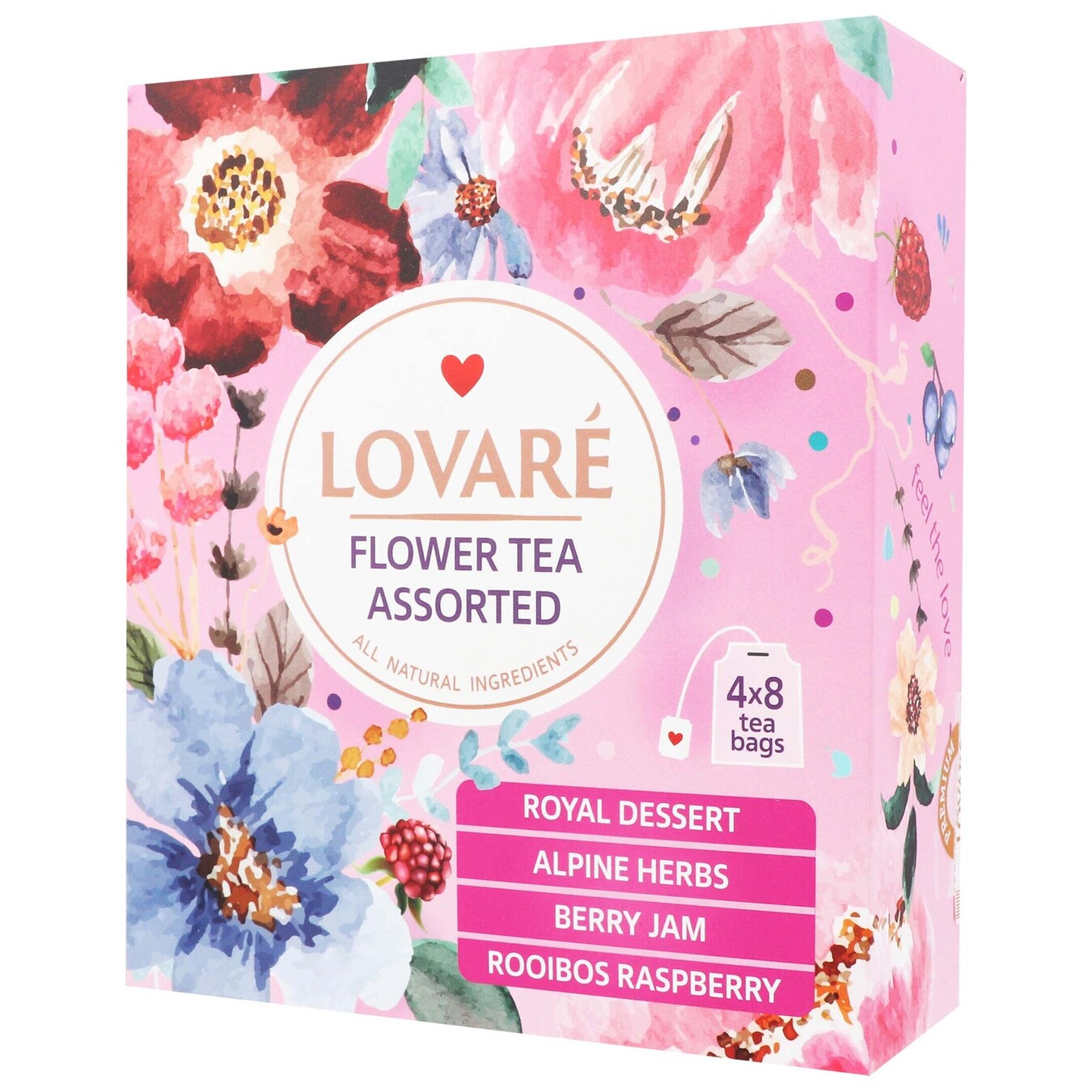 Lovare Assorted flower tea 32x1.5g 2