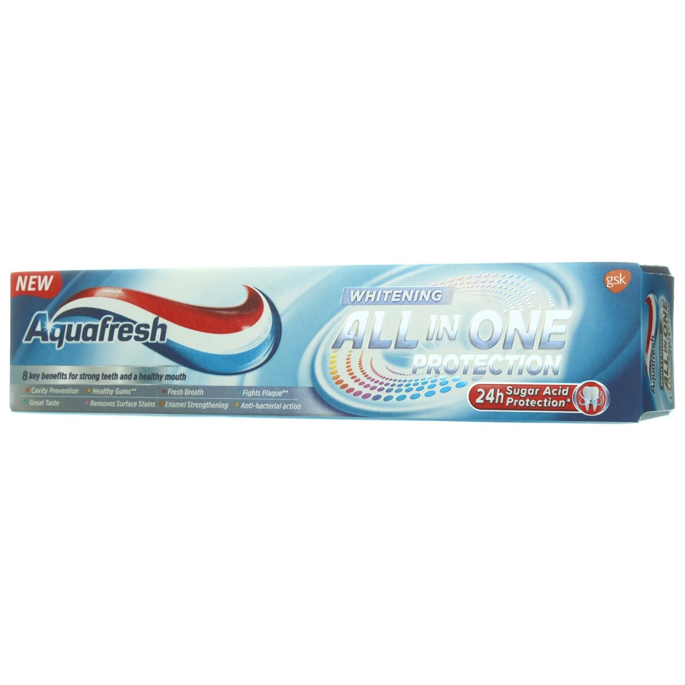 Зубная паста Aquafresh All in One отбеливающая 100мл 2