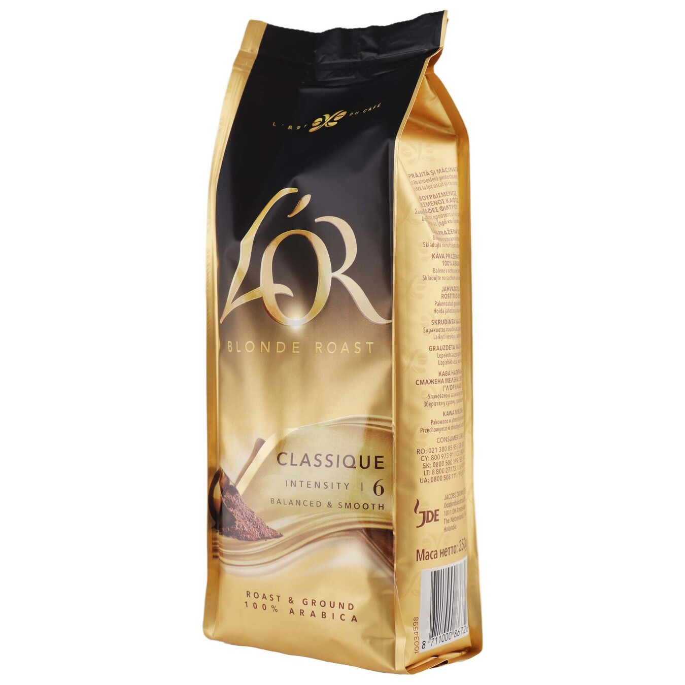 L'or Classique natural roasted ground coffee 250g 2