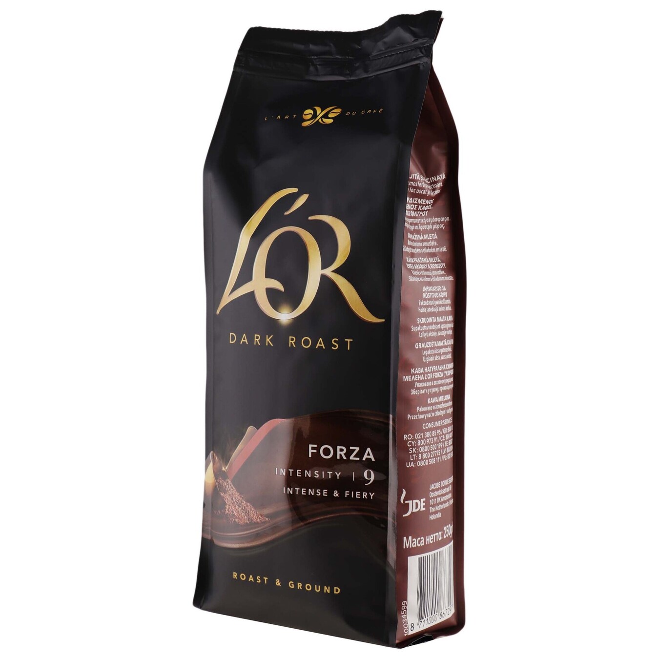 Coffee L’OR Forza natural roasted ground 250g 2