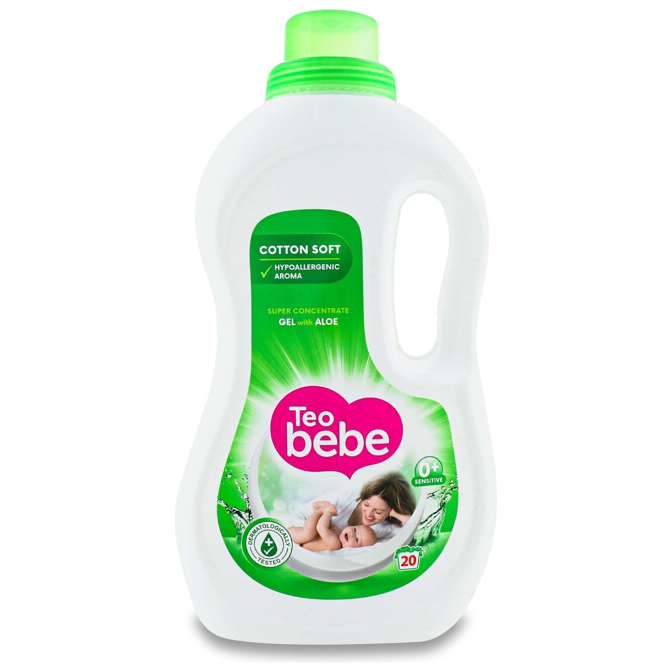 Laundry Gel Teo Bebe Aloe for children's clothes 1,1l