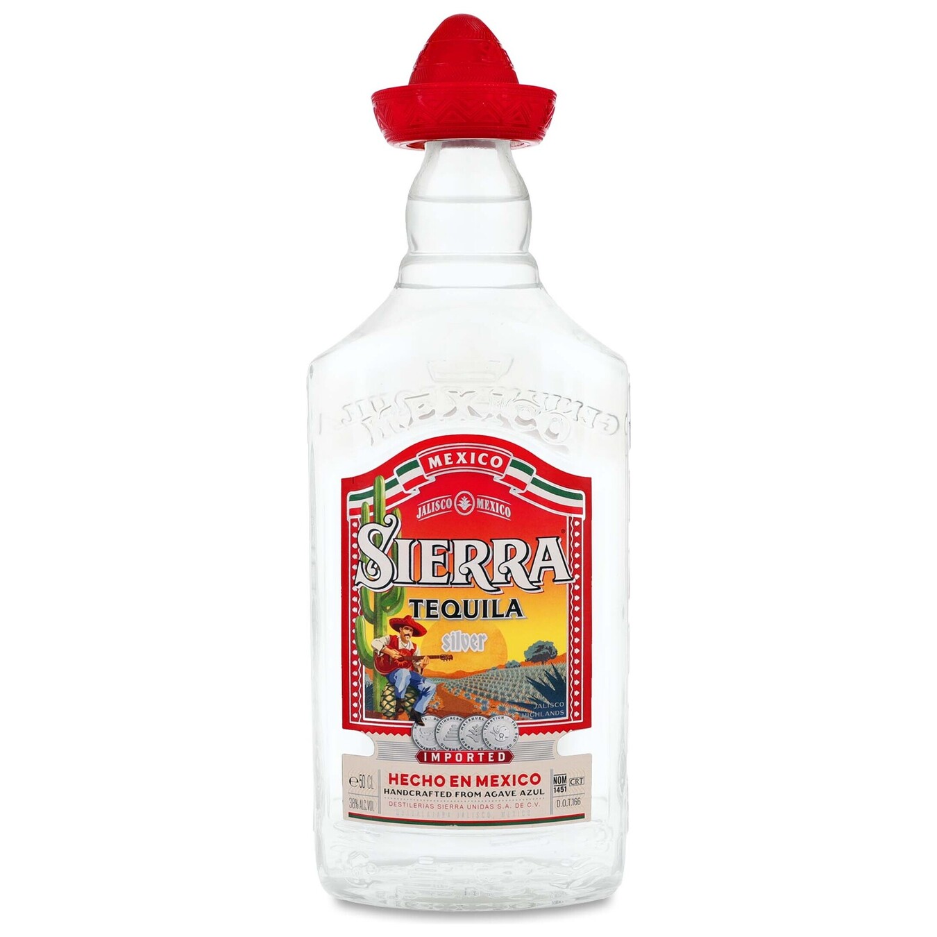 Текіла Sierra Silver 38% 0,5л
