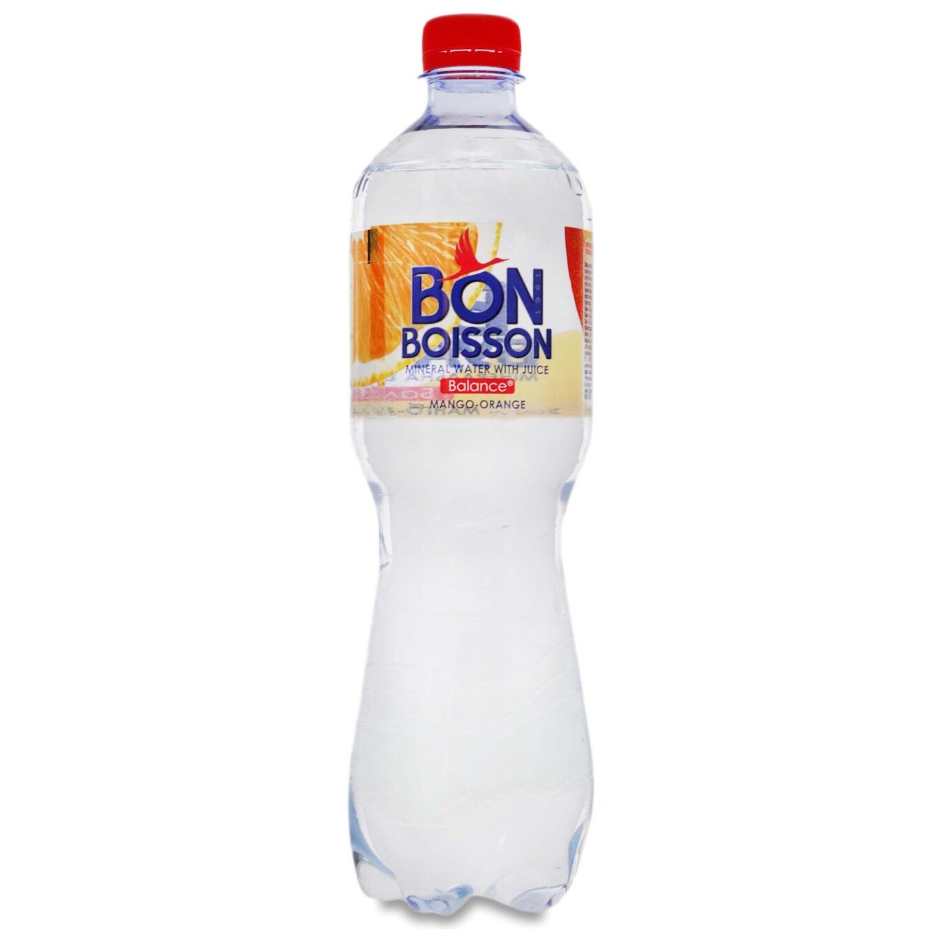 Вода Бон Буасон минеральная сильногазированная манго-апельсин 0,75л