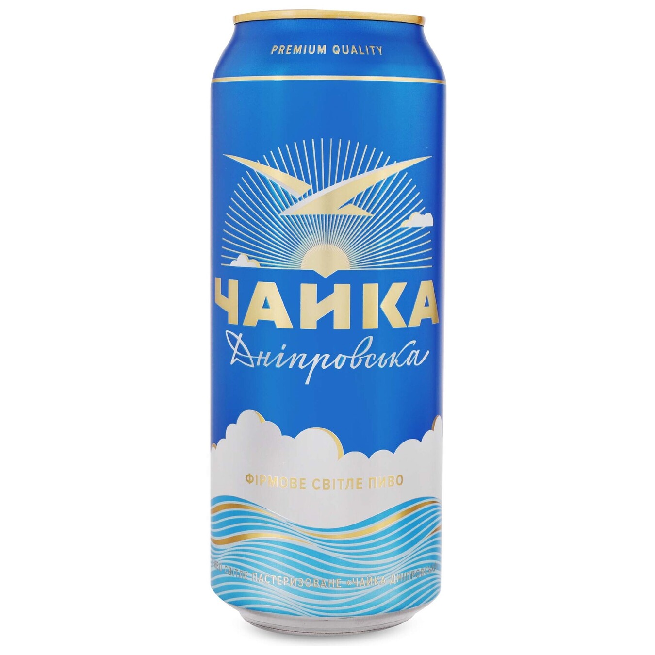 Пиво ППБ Чайка Дніпровська світле 4,8% 0,5л