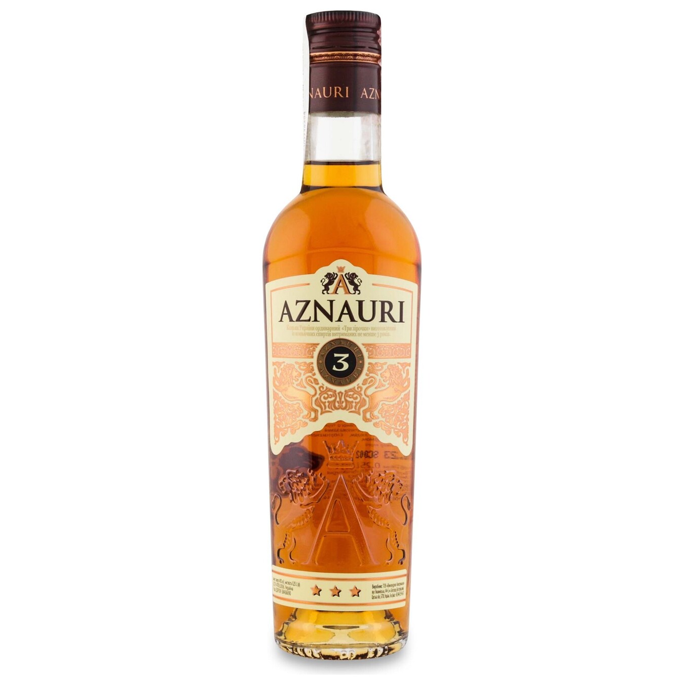 Aznauri Cognac 3* ordinary 0,4 0.25 l