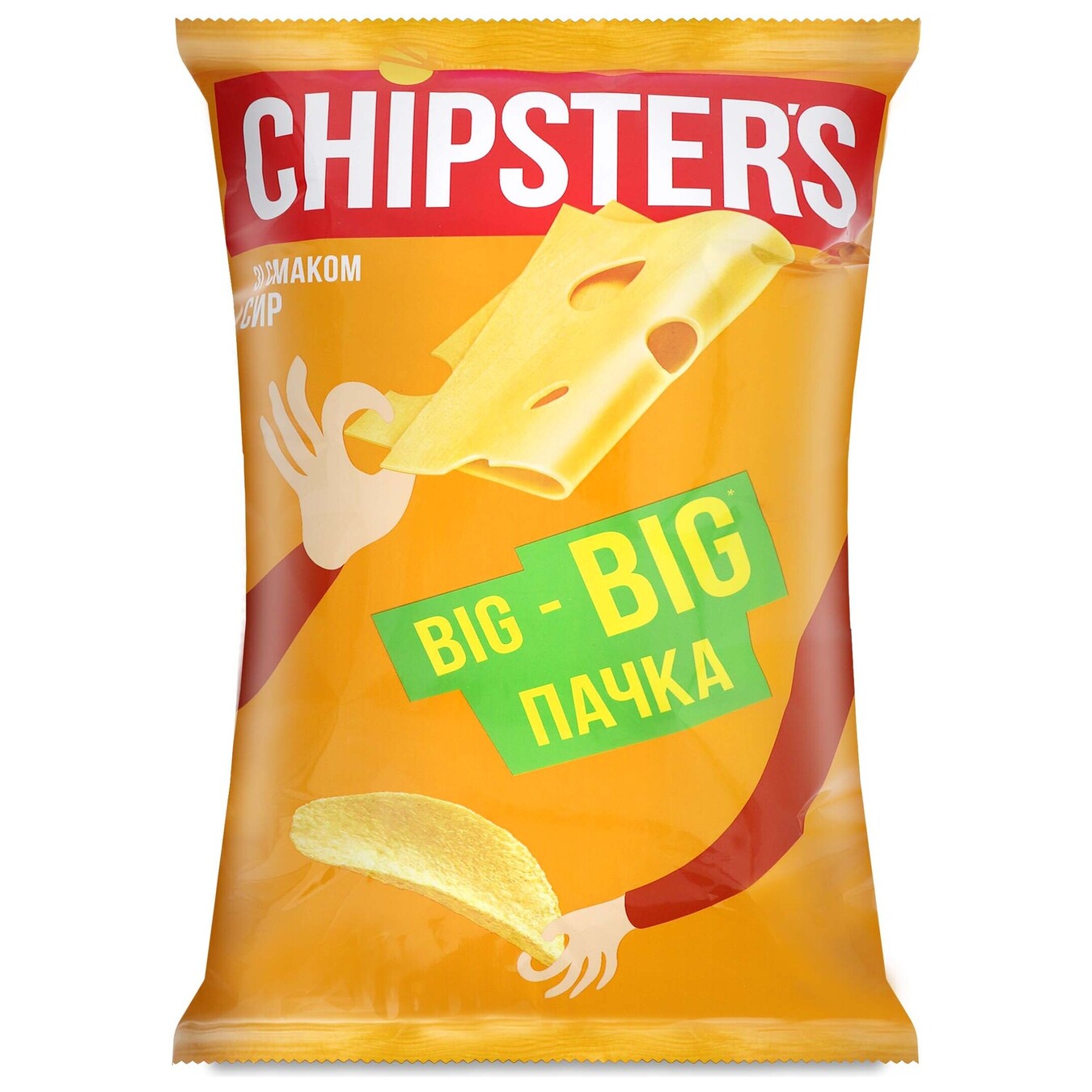 Chipsters potato chips with a taste of cheese 180g