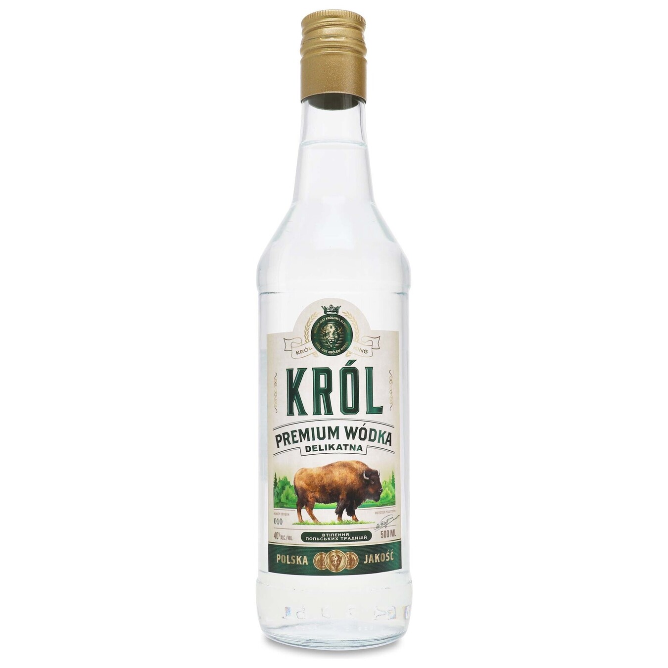 Krol Vodka Original 40% 0.5 l