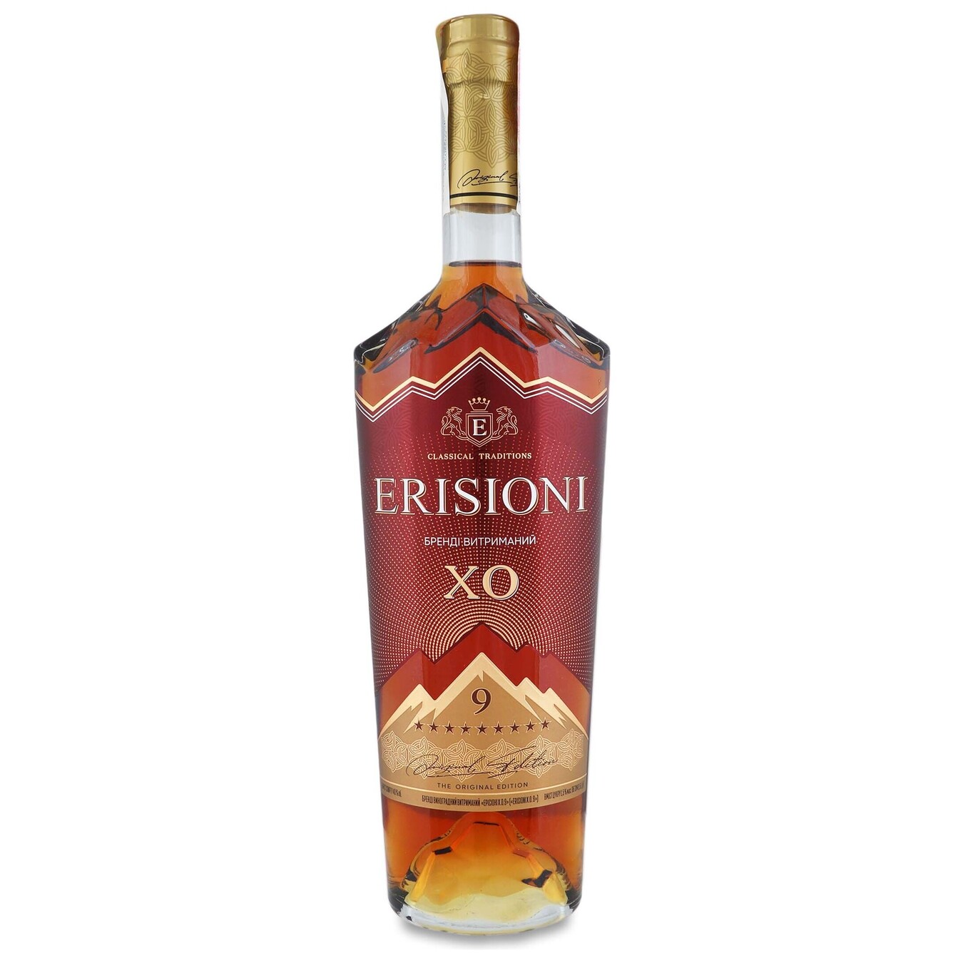 Erisioni XO Brandy 40% 0.5 l