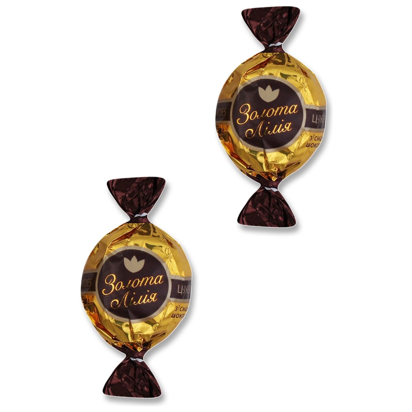 Konti Golden Lily candies with chocolate flavor
