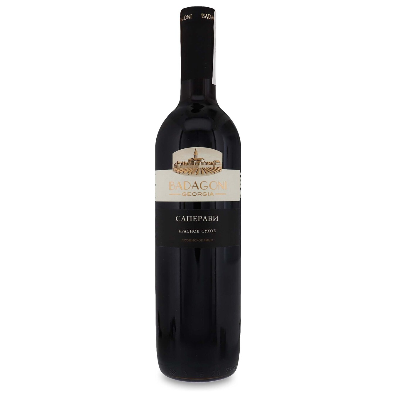 Вино Badagoni Саперави красное сухое 12% 0,75л