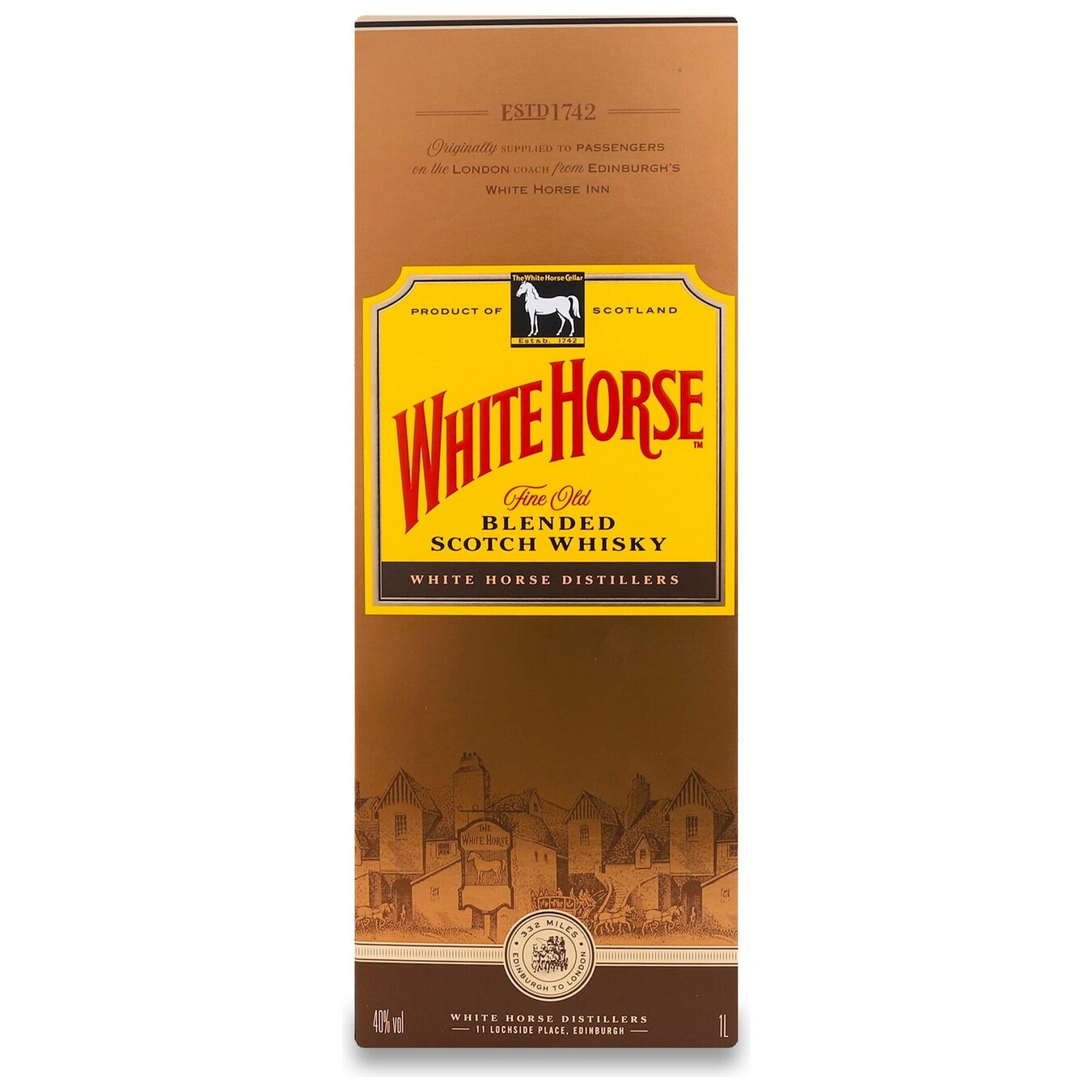 White Horse whiskey 6 years in a box 40% 1l