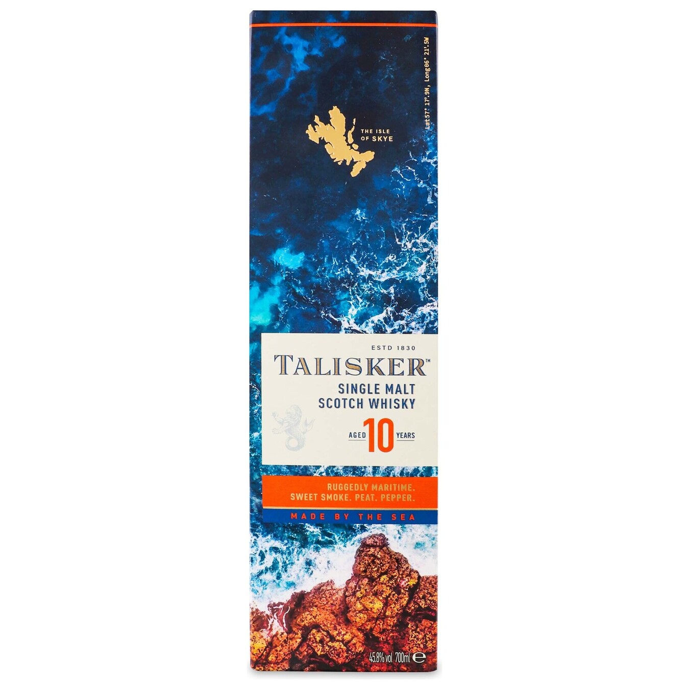 Talisker whiskey 45.8% 10 years 0.7l in box