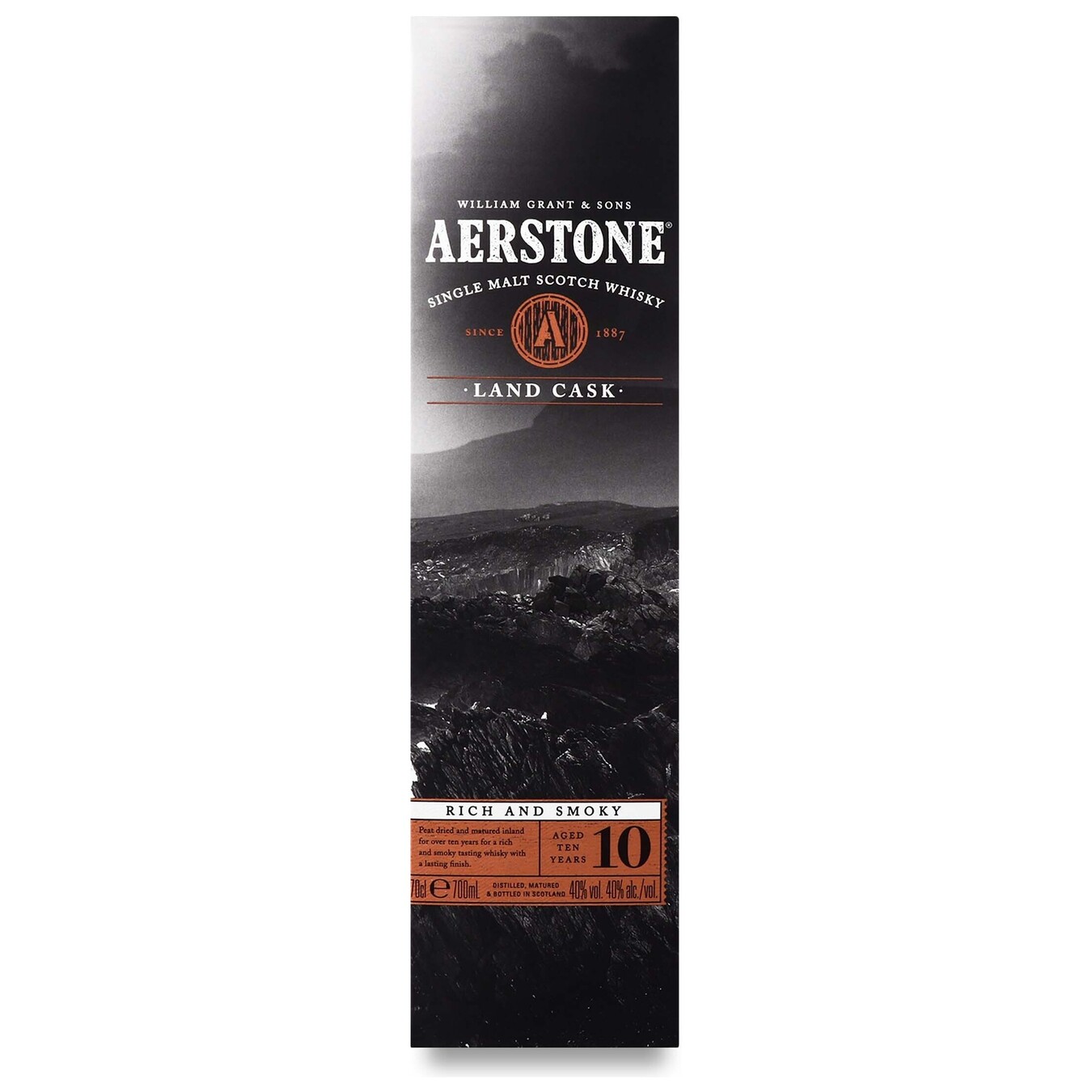 Віскі Aerstone Land Cask 10 років односолодовий 40% 0,7л
