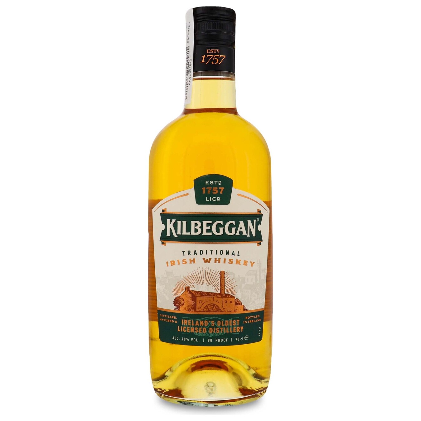 Kilbeggan whiskey 40% 0.7l