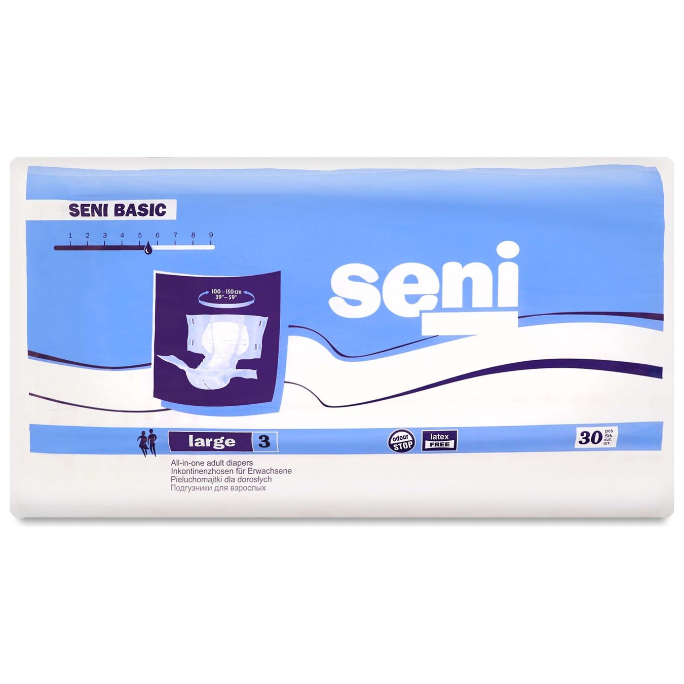 Подгузники для взрослых SENI BASIC large 30 шт