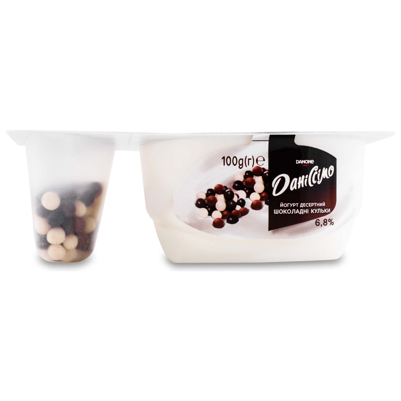 Yogurt Danissimo Fantasy with chocolate balls 6,8% 100g