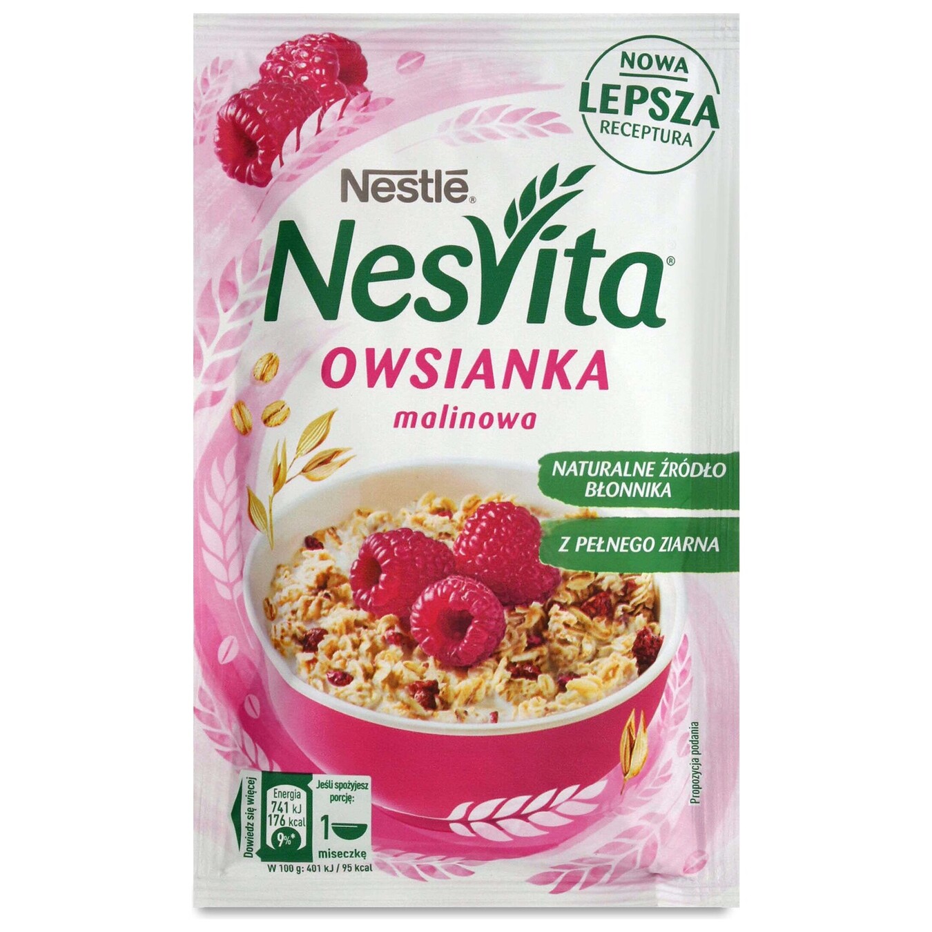 Nestle porridge with pieces of raspberry unlit 45g