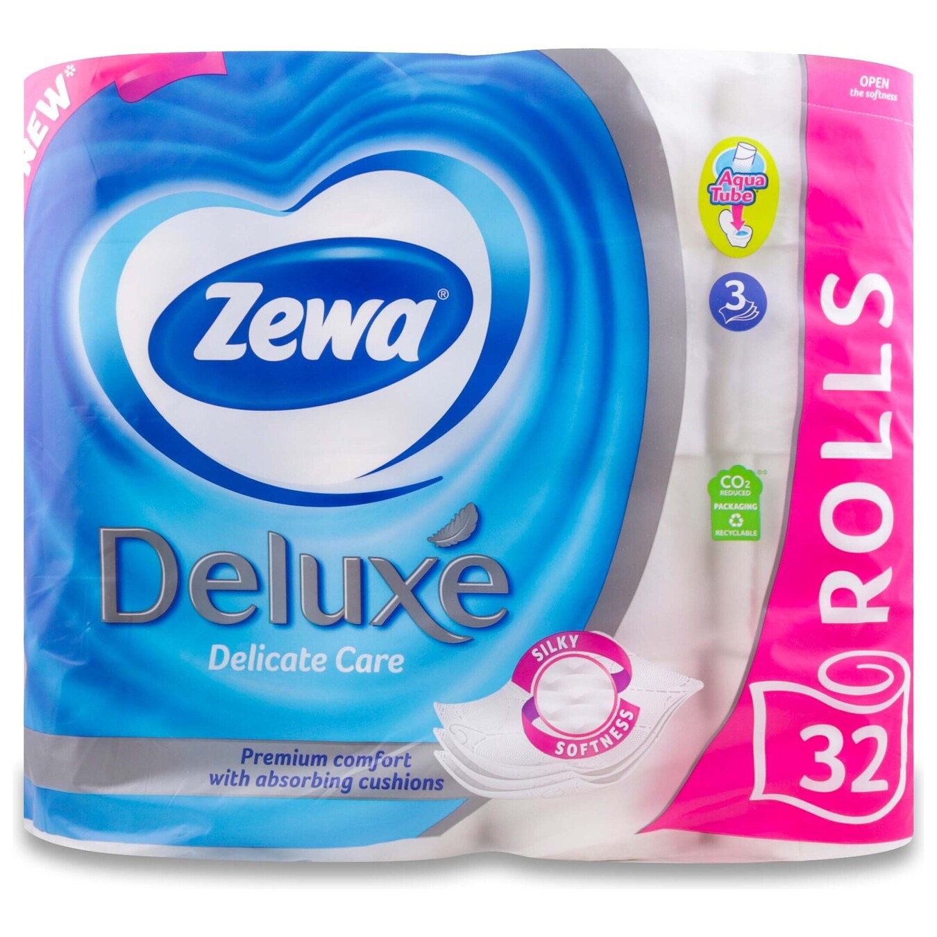 Туалетная бумага Zewa Deluxe Winter 32шт