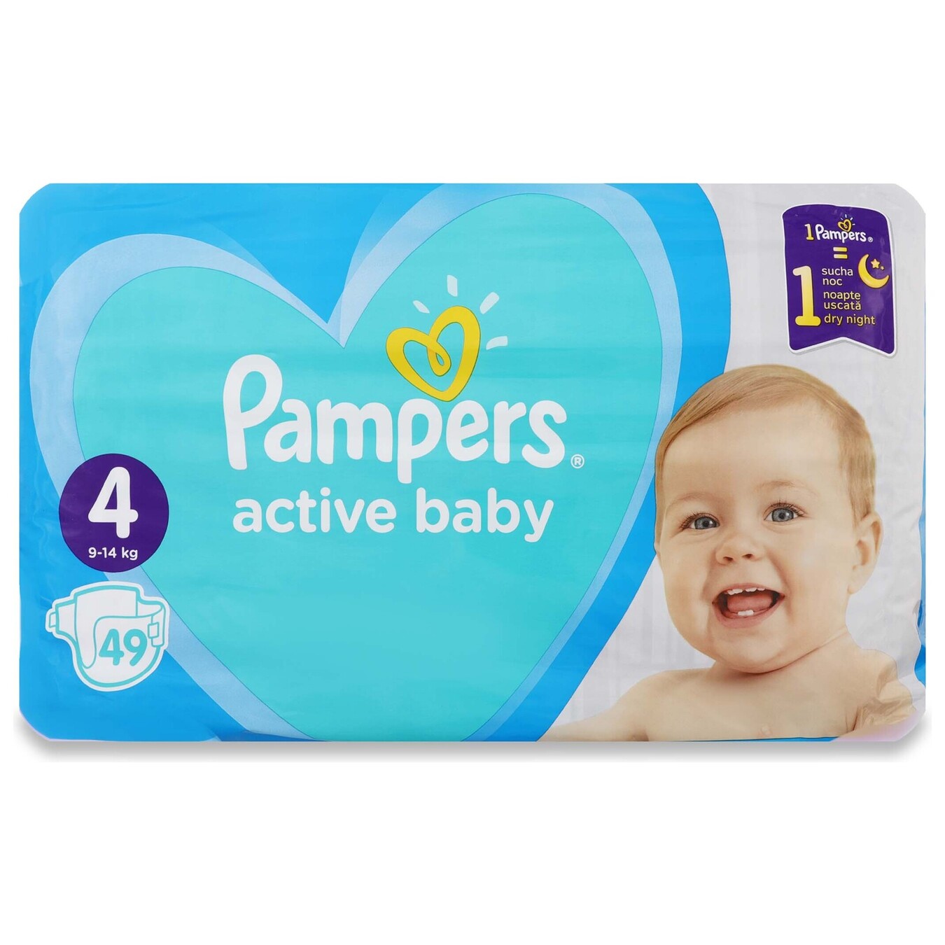 Підгузники Pampers Active Baby 4 9-14кг 49шт