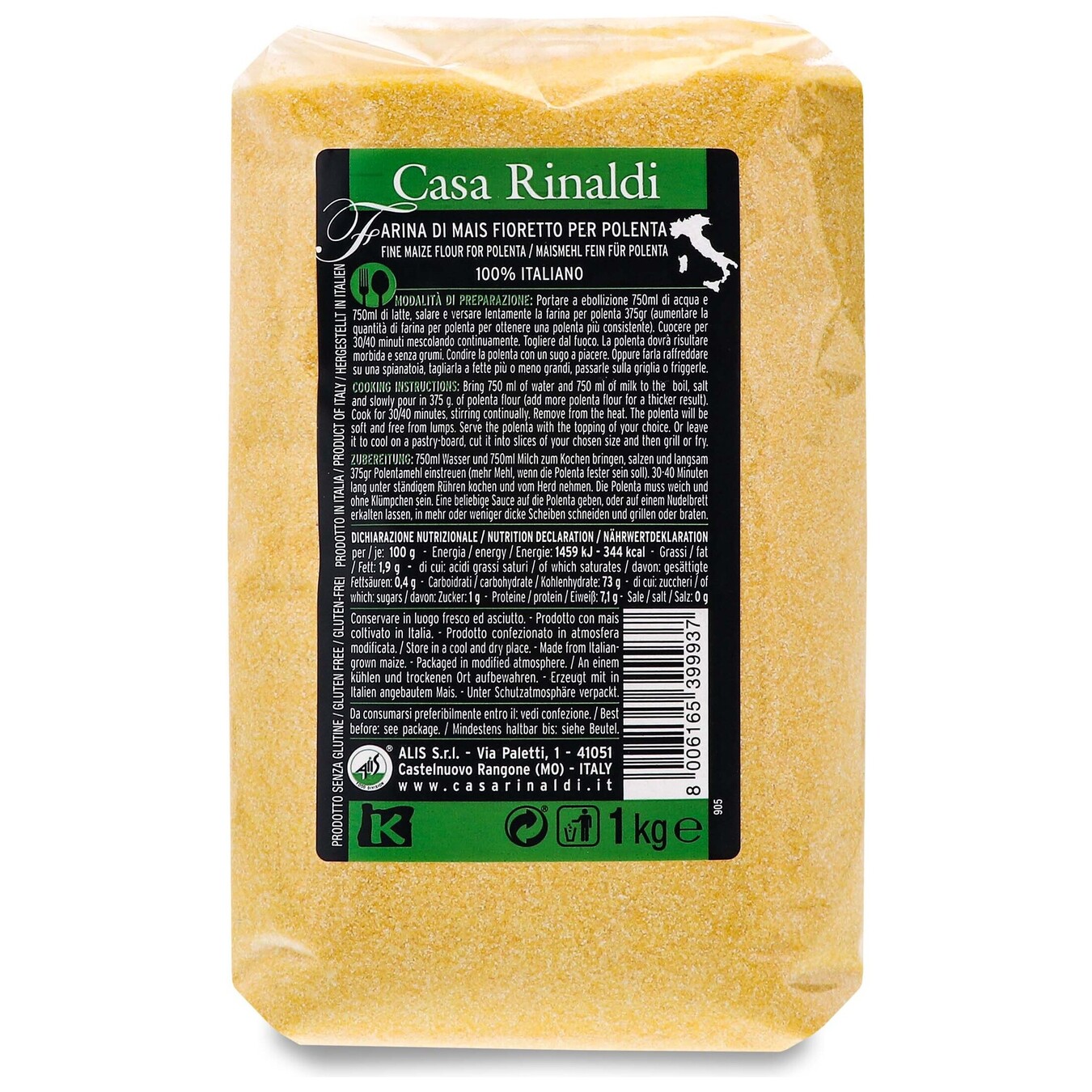 Casa Rinaldi fine corn flour 1 kg