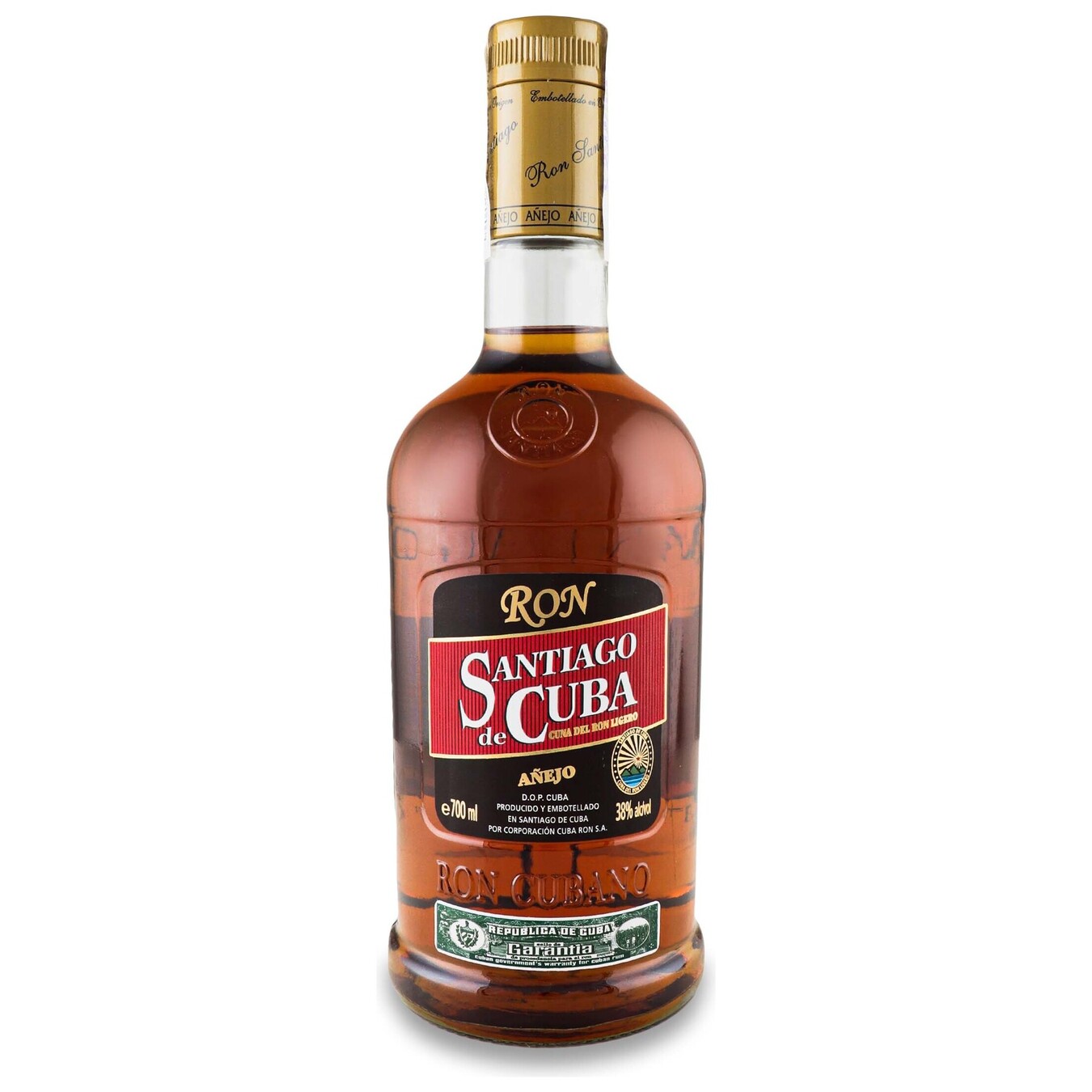 Rum Santiago de Cuba Anejo 38% 0.7l ᐈ Buy at a good price from Novus
