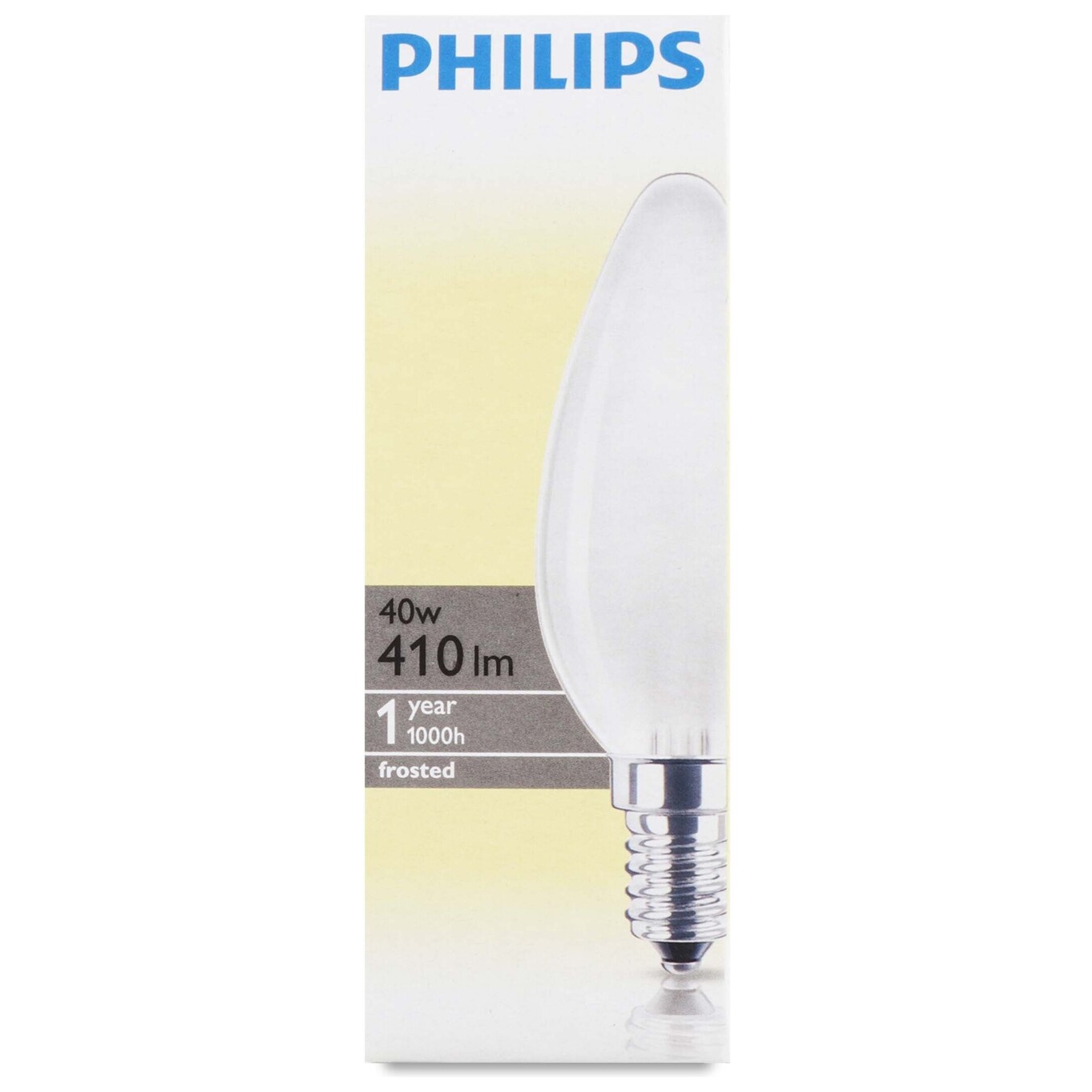 Philips 40W E14 230V B35 FR 1CT/10X10F incandescent lamp