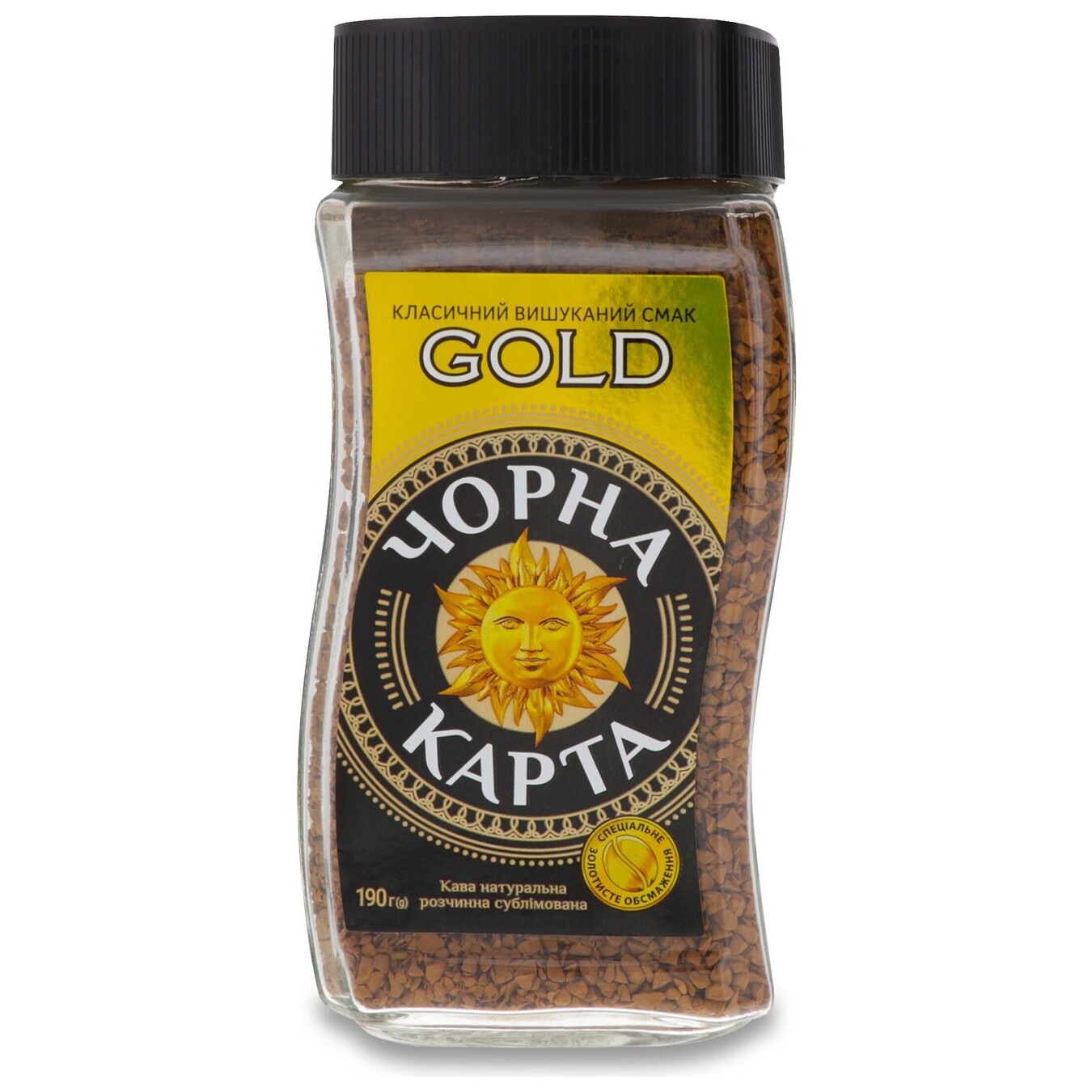 Instant coffee Black Card Gold glass jar 190g*6