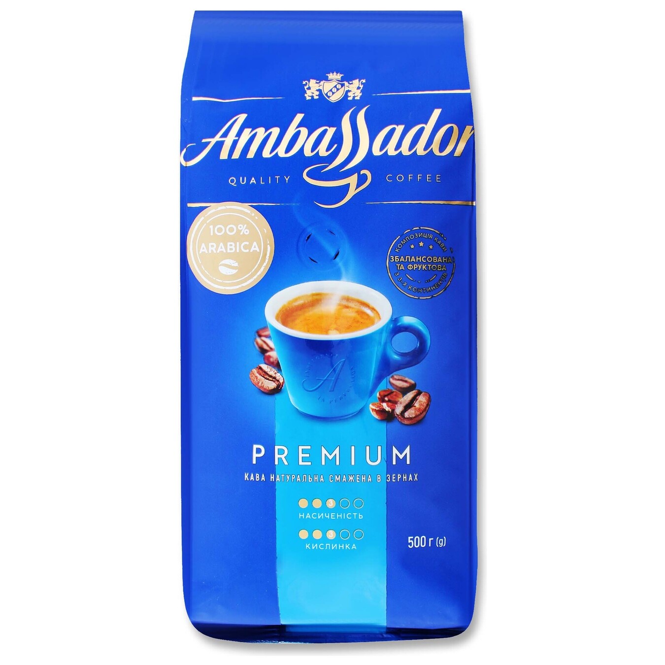 Кофе в зернах Premium Ambassador 500г