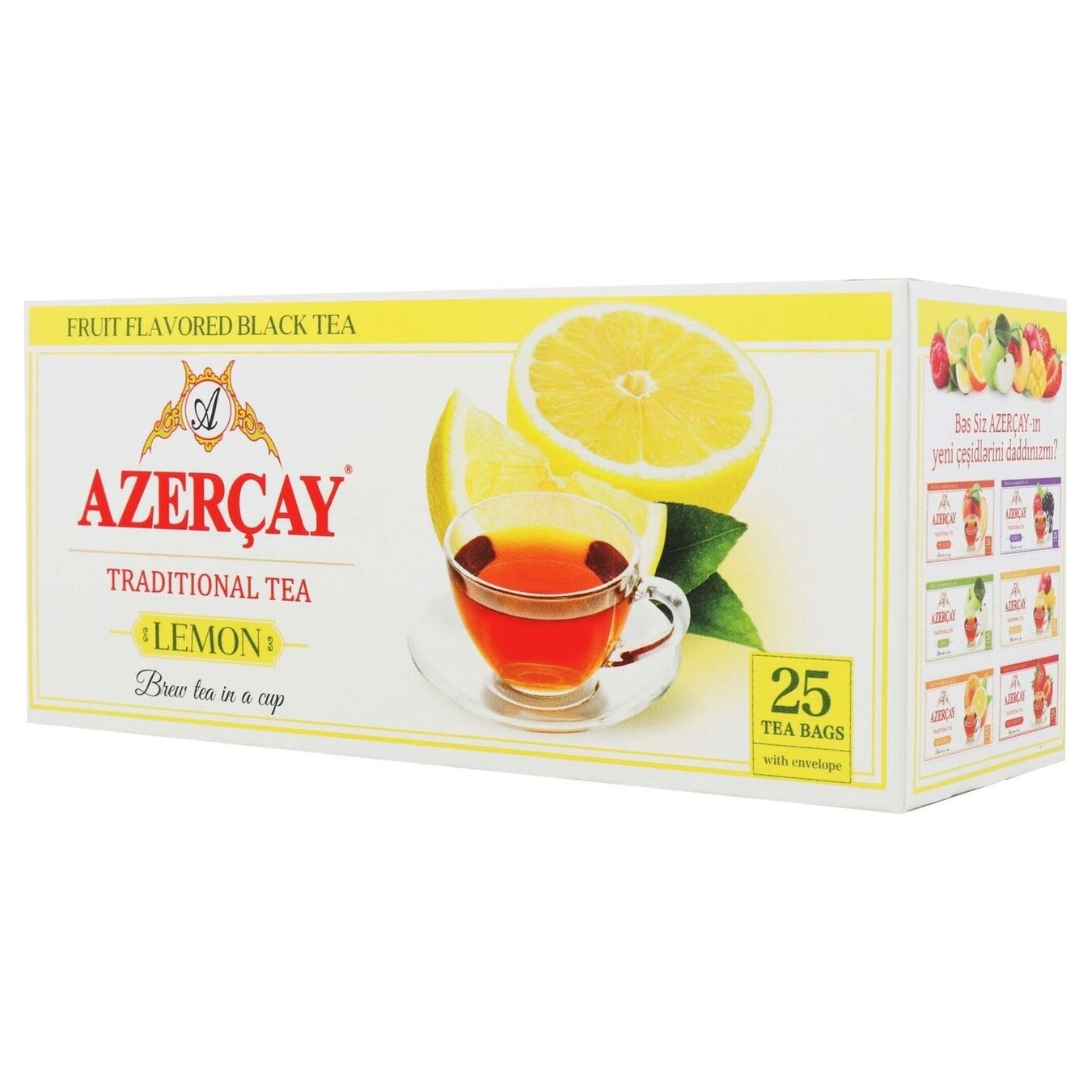 Azercay Black Tea with lemon 25pcs 1,8g 2