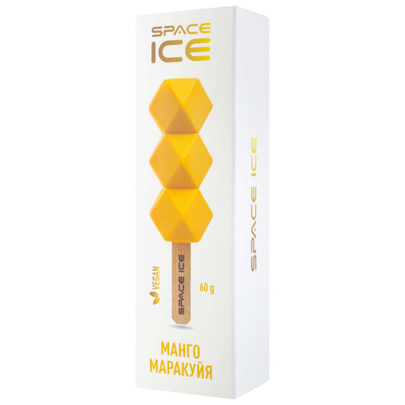 Морозиво Space Ice Vegan манго-маракуя 60г 2