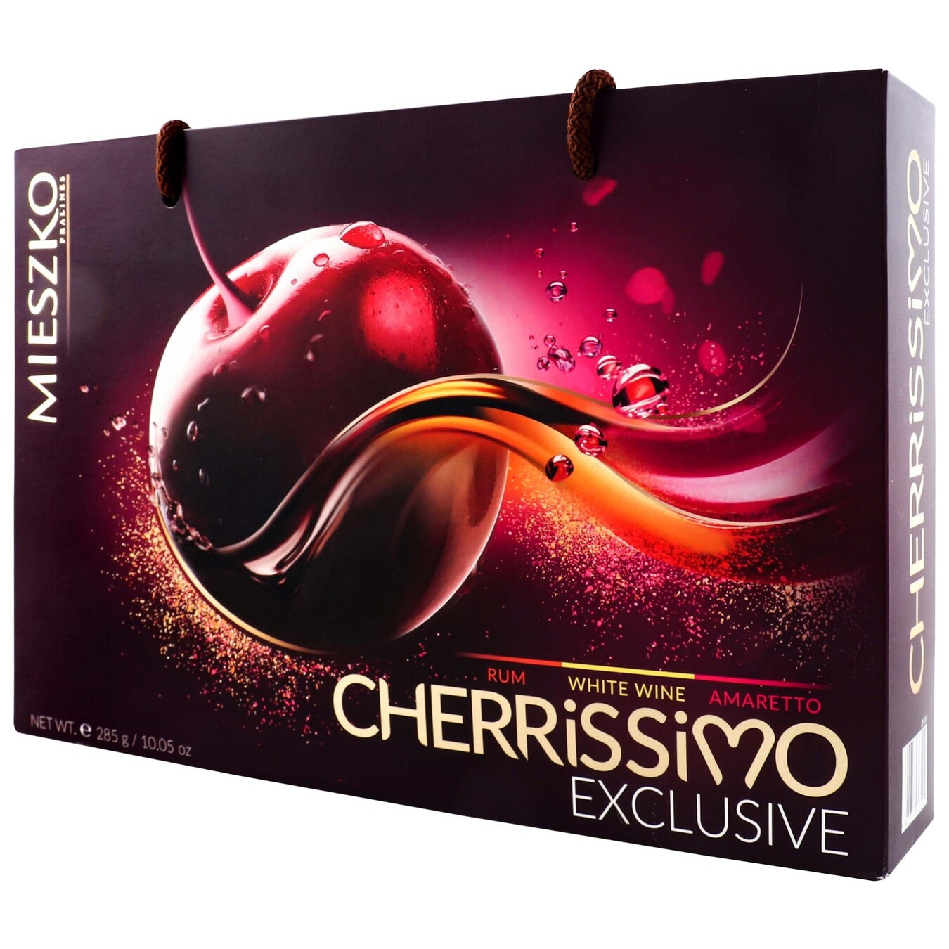 Цукерки шоколадні Mieszko Cherrissimo Exclusive з вишнею 285г 2